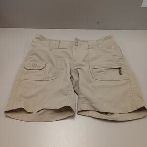 The North Face Women Nylon Cargo Short Tan